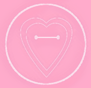 Soulmate reiki symbol in pink energy